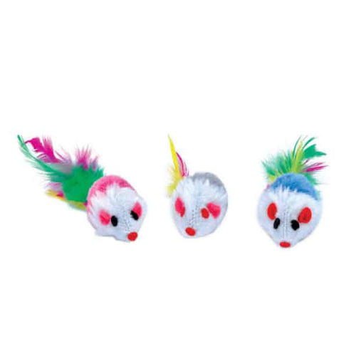 Coastal Turbo Feather Tailed Mouse Cat Toy - Poudre Pet and Feed Supply
